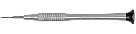 Watchmaker screwdriver, 0.6 mm, slotted, BL 14 mm, L 81 mm, 4-3706-AL