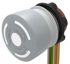 Przycisk, Ø 32mm, IP65, kolor: Szary, EAO, Series 84