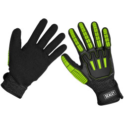 Sealey SSP39XL Cut &amp; Impact Resistant Gloves, X-Large - Pair