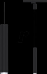 95399 ProRail3 pendant light Artemons, GU10, max. 10 W, dimmable, blac