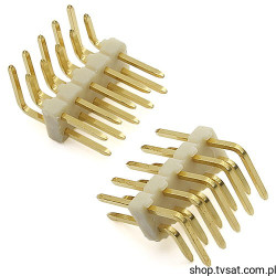 SL2-010-R140-01-55 Connector 2 x5Pin Gold Ang THT ETEC