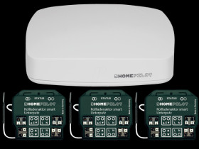 Starter set gateway premium + shutter actuator smart flush-mount