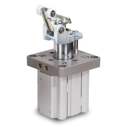 Siłownik pneumatyczny skok: 30mm SMC Ø 50mm dwustronnego działania Action 212.5mm RS2H50TF-30BM-D