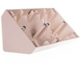 Simon 54 Premium Puszka natynkowa podwójna narożna krem DPNR2/41