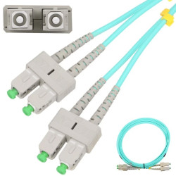 Patchcord Wielomodowy, OM3, Duplex, 3mm, 5m Extralink SC/APC-SC/APC