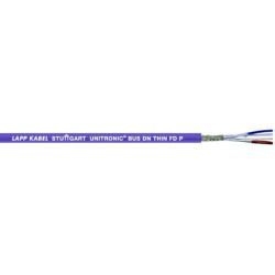 Kabel do transmisji danych liczba żył 2 0.64 mm² CSA 19 AWG Ekranowane Lapp średnica zew 7.8 mm Fioletowy Polichlorek