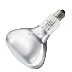 R125 CL 375W E27 Ms IR1 230V Philips 6597 Philips Infrared lam hard glass