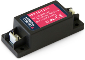 Switching power supply, 9 VDC, 1.67 A, 15 W, TPP 15-109-J