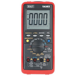 Sealey TA203 Automotive Digital Multimeter 15 Function Bar Graph/pc Link