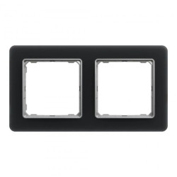 Ramka 2-krotna, szkło przydymione, efekt szkła, Sedna Elements SDD362802