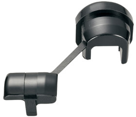 Strain relief for flat cable, 3 x 5.6 mm, PA, black, BYB-5-12H0159