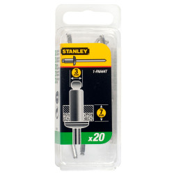 Stanley 1-PAA44T Aluminium Rivets Medium 3mm (20)