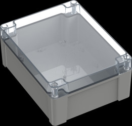 6U07241911437 Industrial housing, 240 x 191.3 x 105.6mm, IP65, light gray