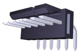 Złącze szpilkowe 6-pinowe raster: 2.54mm -rzędowe Molex Przewlekany 4.0A 250.0 V.