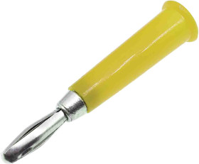 Adapter z wtykiem bananowym Męski typ Wtyk bananowy Żółty 19A RS PRO rozmiar 4 mm