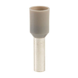 TruConnect Bootlace Ferrules 4mm Grey Pack of 100