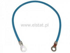 Linka uziemiająca 6mm2 350mm niebieska