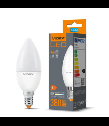 LED Żarówka VIDEX E14 C37 4W NW