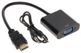 KONWERTER SYG.HDMI->VGA,AUDIO GN.3,5 ST.