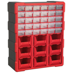 Sealey APDC39R Cabinet Box 39 Drawer - Red/Black