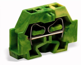 Złączka 2-przewodowa 4mm zolto-zielona z mocowaniem śrubowym 262-307 /50szt./