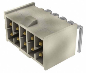 Wtyk PCB 10-pinowe raster: 2.54mm 2-rzędowe Samtec Przewlekany