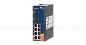 ORing IES-3082GP-LA, Switch przemysłowy zarządzalny, 8x 10/100 RJ-45 + 2x1000 SFP, O/Open-Ring <10ms
