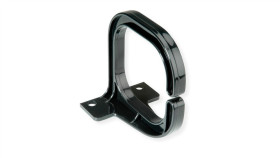 Ucho Kablowe 19 80X80mm, Plastikowe, Czarne