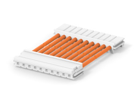 Kabel przewód-płytka, 300 V, raster: 2.5mm, 300mm, Pomarańczowy