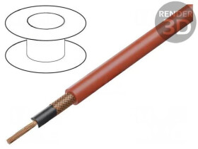 Przewód: koncentryczny RG58 1x0,5mm2 linka Cu silikon 61.7580-22