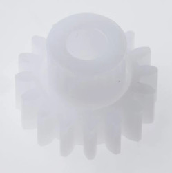 Koło zębate walcowe, moduł: 1, l.zębów: 16, śr. piasty: 10mm, śr. otworu: 5mm, POM