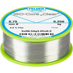 Felder 52760720 ISO-Core SAC305 Solder Reel 0.75mm Lead-free 0.250kg