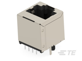 Złącze Ethernet Żeński Złącze RJ45 Przewlekany Cat5e TE Connectivity Pionowy 8-żyłowe