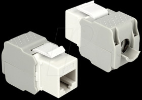 86341 Keystone module RJ45 socket > LSA Cat.6 UTP