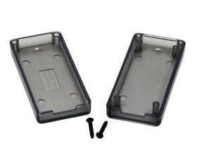 Obudowa ABS szerokość zew. 30 mm długość zew. 65 mm wys. zew. 15,5 mm Hammond IP54 Półprzezroczysty przydymiony