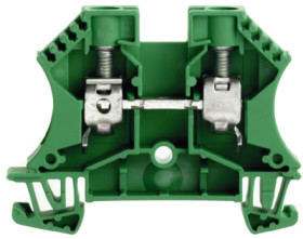 Through terminal block, screw connection, 1.5-16 mm², 2 pole, 57 A, 8 kV, green, 1833340000