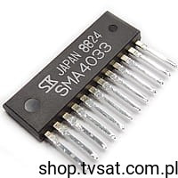 SMA4033 Quad NPN Darlingto U=100V I=2A P=20W SIL12 SANKEN