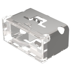 Soczewki do wskaźników, 03-946, Przezroczyste, bezbarwne, Prostokąt, średnica: 38