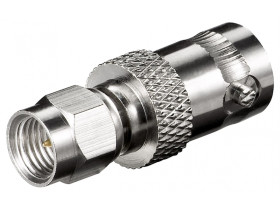 Wtyk SMA Gniazdo BNC z pozłacanym stykiem, dla kabla RG 174/U