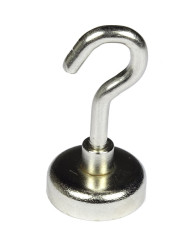 Magnes neodymowy 25mm 15kg z hakiem