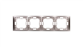 Simon Basic Neos Ramka Poczwórna Satynowy Bmrc4/29
