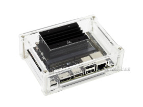 Waveshare Acrylic Clear Case, Specialized for Jetson Nano 2GB Developer Kit