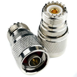 Adapter wtyk N na gniazdo UHF męsko-żeński przejściówka UC1 SO-239
