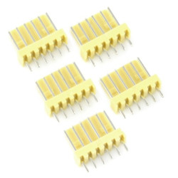 Złącze raster 2,54mm - wtyk 6-pinowy - 5szt.