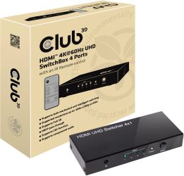 Przełącznik HDMI club3D CSv-1370 1 szt.