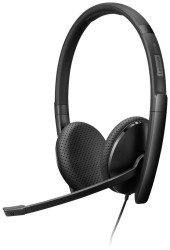 Lenovo Headset Słuchawki nauszne przewód czarny redukcja szumów mikrofonu