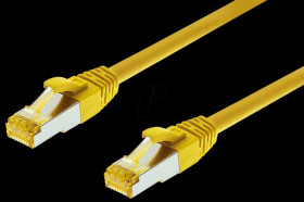 1832-0,5M-UF Cat.6a ultra-flex patch cable - 0.5 m - yellow