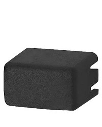 Nakładka na przycisk, Czarny, Zestaw zaślepek