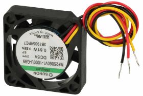 Wentylator; MF25060V1-1000U-G99; 25x25x6mm; magnetyczne Vapo; 5V; DC; 0,61W; 5,1m3/h; 24,8dB; 115mA; 13000RPM; 3 przewody; Sunon