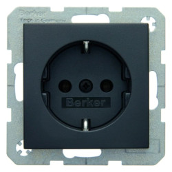Berker B.1/B.3/B.7 Gniazdo SCHUKO z/u antracyt 47431606